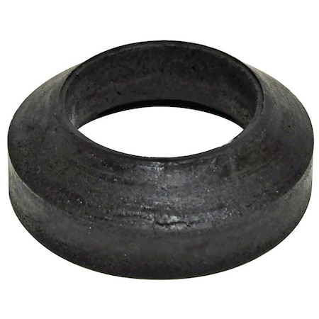 Danco Flush Valve Spud Gasket, 2-3/8 in ID x 3-1/4 in OD Dia, Rubber, Black, For: American Standard Toilets 80867