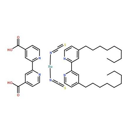 Ak Scientific Bis(isothiocyanato)(2, 2'-bipyridyl-4, 4'-dicarboxylato)(4, 4'-dinonyl-2, 2'-bipyridyl)ruthenium(II) (2 7233AL-25mg
