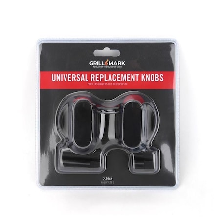 Grill Mark Plastic Grill Control Knob For Universal, 2PK 03044ACE