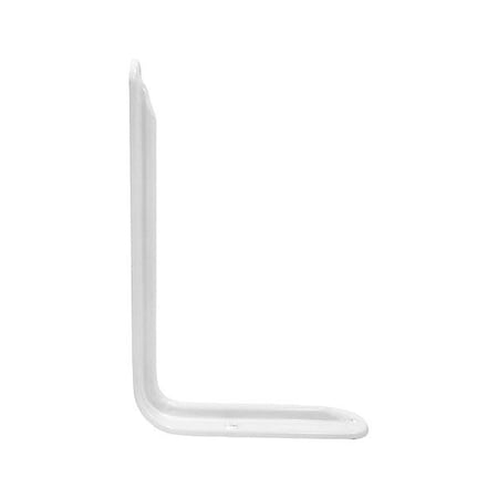 Zoro Select Shelf Bracket, White, 125 lb cap. 913WM7