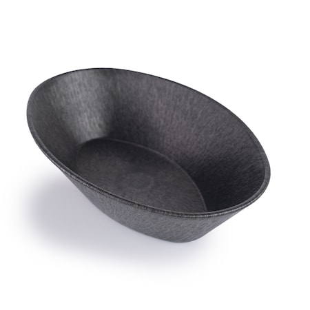 Hs Large Oval Basket, Charcoal, 24 each/case HS1011L-CH