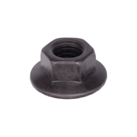 Auveco Spin Lock Nut with Serrated 3/8in-16 7/8in O.D., 100PK 5596