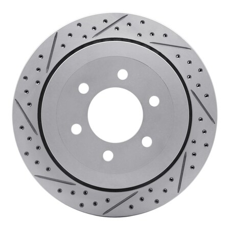 Dynamic Friction Co DFC Geoperformance Rotor - Drilled and Slotted 830-54205L
