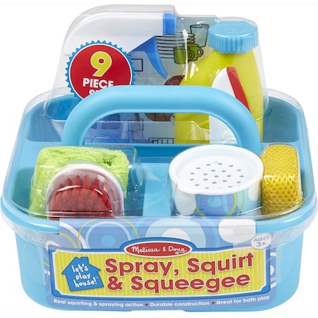 Melissa & Doug Lets Play House Spray, Squirt + Squeegee Play Set 8602