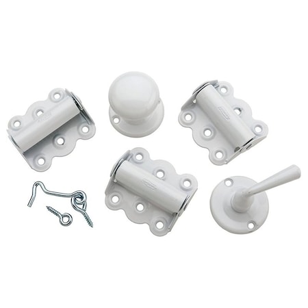 National Hardware V1771 Series Kit, Steel, White N100-019
