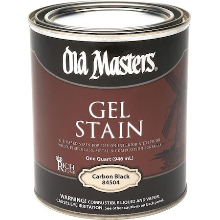 Diamond Vogel CARBON BLACK RICH TONE GEL STAIN QT 84504