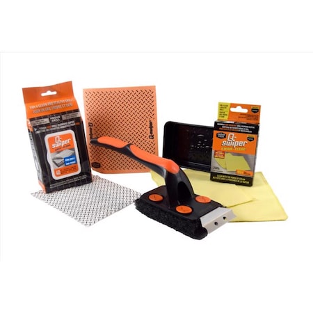 Q-Swiper Xl Q-Swiper Steam Clean Grill Cleaning Kit 6 pc 1430C