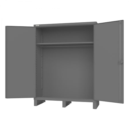 Durham Mfg Cabinet, 1 Shelf, Hanger Bar 3704HB-1S-95
