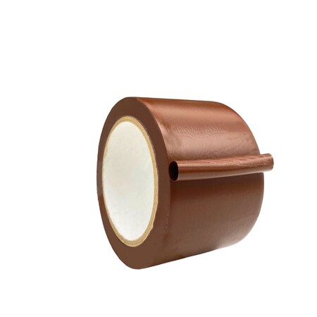 Wod Tape PVC, Dark Brown, 3 inch (72mm) W., 5 mil Thickness, 16 PK WOD VTC605-03000-16-60-DBR