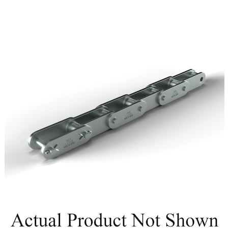 Hkk Chain HKK Double Pitch Riv Standard Conv, 10 ft OAL, 1P, .312 Dia x 5/16 W, .06 THK Plate, 304SS SC040R1A