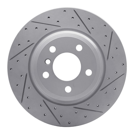 Dynamic Friction Co DFC Geoperformance Rotor - Drilled and Slotted 830-31109R