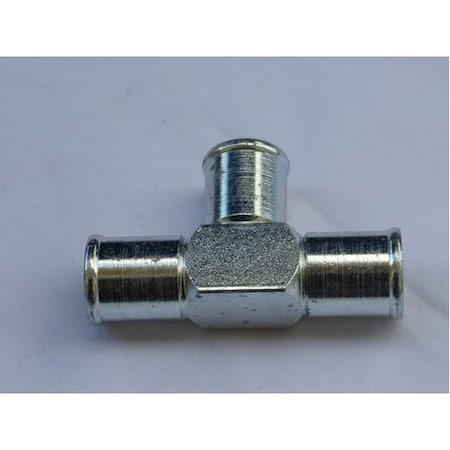 Helix Racing Products Radiator Tee, Plated Steel, 3/4In, 19mm,  058-2235
