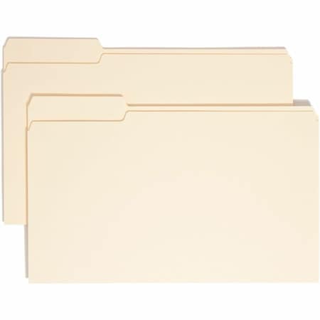 Smead File Folders, 1/3 Left Tab Cut, 1 Ply, Legal, Manila 0 15331