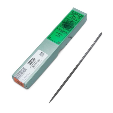 Nicholson 6-1/4" 0 Cut Three Square Needle File 37947