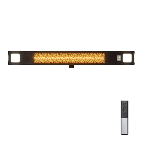 Deko Living 1500W Wall Mounted Infrared Heater with Carbon Fiber Tube COH40001