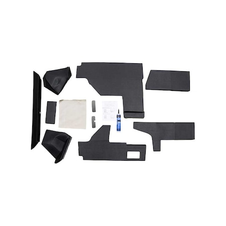 K&M Mfg Qwik Fit Lower Cab Kit for John Deere 40 Series Late Model Tractors Black Vinyl 4144