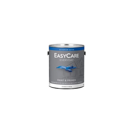 True Value Everyday Exterior Latex Paint, Satin, White, 5 Gallon EVDESE9-5G