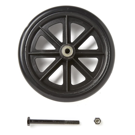 Medline 8in Rear Wheel with Bearing and Axle for Transport Chair WCA808945