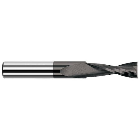 Harvey Tool 0.0625in (1/16) Cutter DIA x 0.1860in L of Cut Carbide Square Upcut End Mill for Plastic, 2 Flutes 878762-C4
