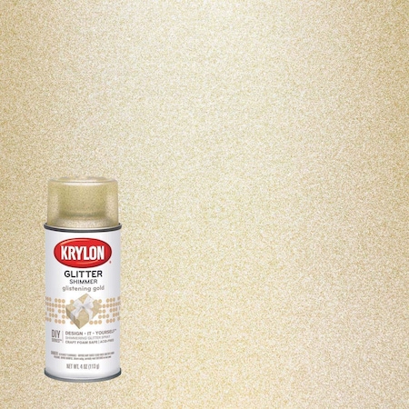 Krylon Spry Pnt Glitter Gold I00401