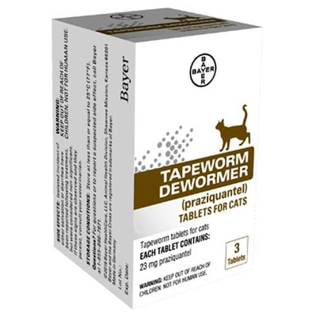 Bayer 23 mg Dewormer Tablets for Cats, 3PK 238553