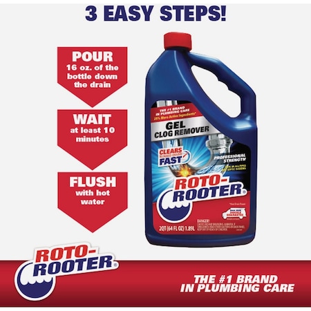 Roto-Rooter 32 Oz. Gel Clog Remover 351403