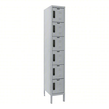 Hallowell Locker, 12 in W, 15 in D, 12 in H UEL1258-6A-PL
