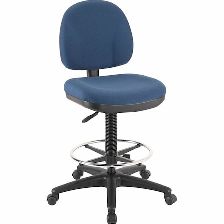 Lorell Millenia Adjustable Task Stools, Blue LLR80010