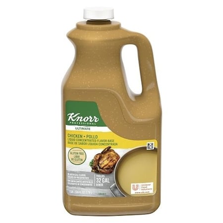 Knorr Professional Chicken Liquid Concentrate Base, 1 Gallon, 2PK 68914435