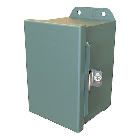 Hammond Clamps Electrical Enclosure, 6 in H, 4 in D, 4 in W, 12, 13, 3R, 4, Steel HJ644HLP
