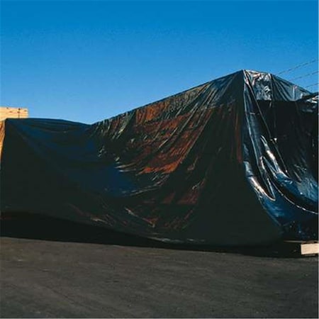 Officespace 8 x 100 ft. 6 Mil Black Poly Sheeting OF2822735
