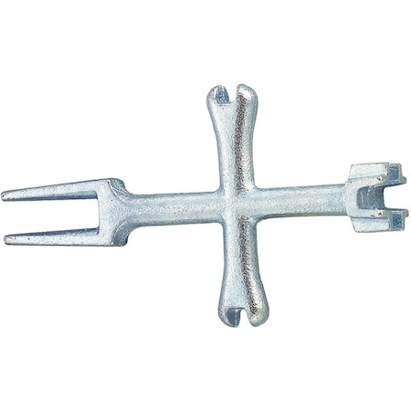 Prosource T148-3L Plug Wrench, 6 in L, Iron, Zinc Plated T1483L