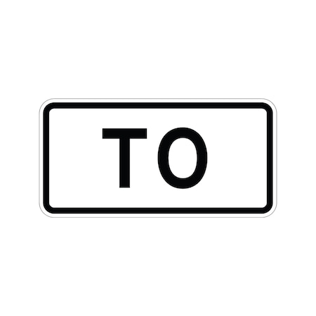 Sign Solutions Usa Traffic Sign, 24 in Width, Aluminum Sign, Horizontal Rectangle DUS12HWT2412M4-5