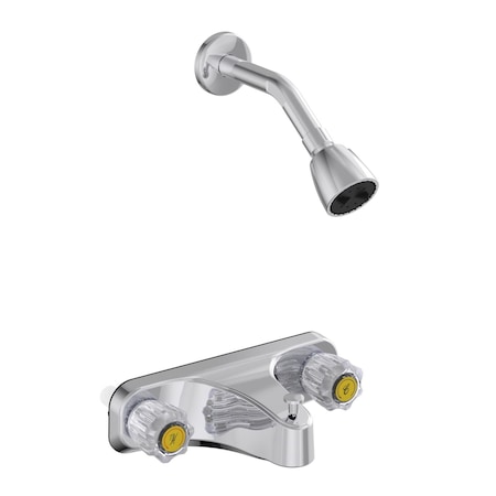 Home Plus 2-Handle Chrome Tub and Shower Faucet T00130C
