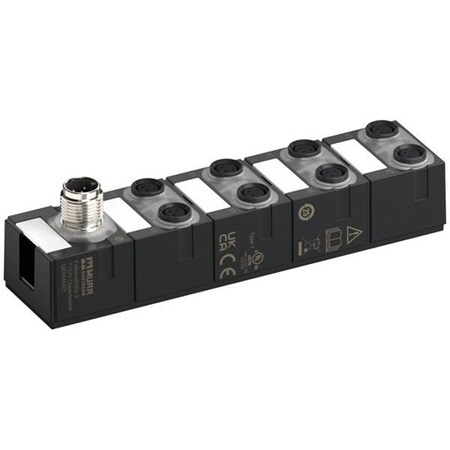 Murrelektronik IO-Link Hub, Male, M12, 24V DC 59507