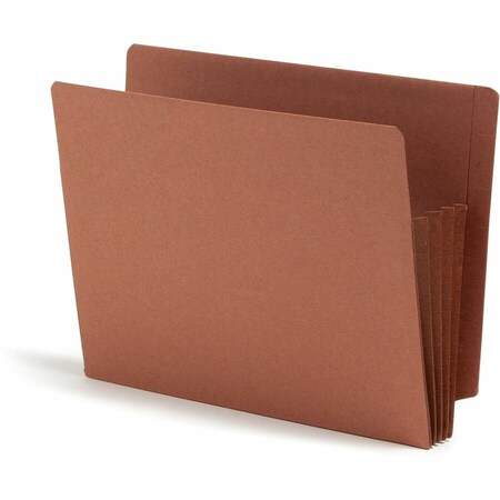 Smead HEAVY-DUTY REDROPE END TAB TUFF POCKETS, 3.5in EXPANSION, LETTER SIZE, REDROPE, 10PK 73780