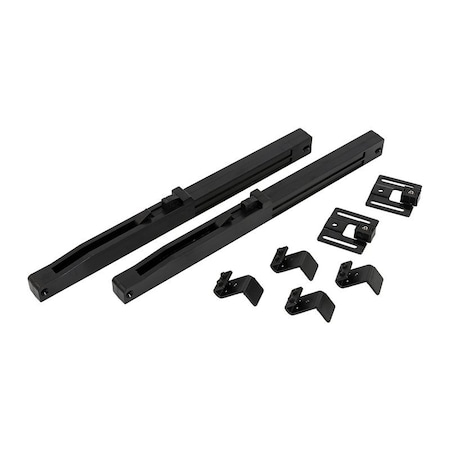 Renin Easy Clip BDF960-4060-MB Soft Close Hardware, 88 to 132 lb, Steel, Matte Black BDFB960-4060-MB