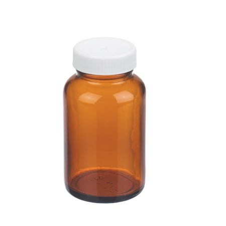 Wheaton Wide Mouth Type III Amber Packer, 4, PK 24 W216941