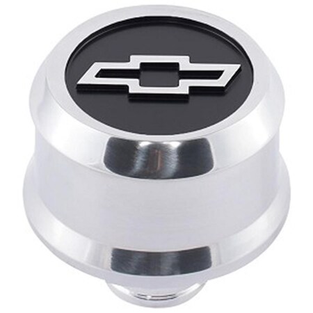 Proform 141857 2.5 in. Round Crankcase Breather Cap - Silver P75-141857