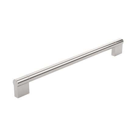 Richelieu Avellino Collection 10 1/8 in (256 mm) Center-to-Center Brushed Nickel Contemporary Cabinet Pull BP527256195
