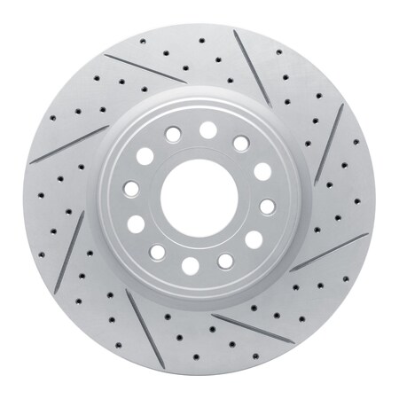 Dynamic Friction Co DFC Geoperformance Rotor - Drilled and Slotted 830-40120R