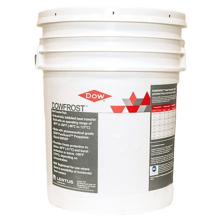 Dowfrost Heat Transfer Fluid, 5 gal, Pail 9991020