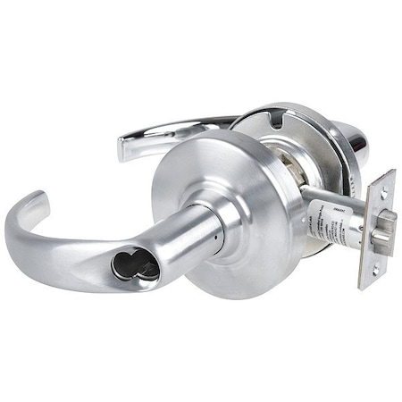 Schlage Door Lever Lockset, Steel, Non Keyed ALX80B SPA 626