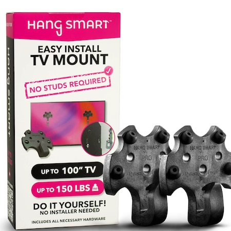 Hangsmart The NO STUD DIY TV mount that hangs any TV in minutes, HangSmartTV HSTV100
