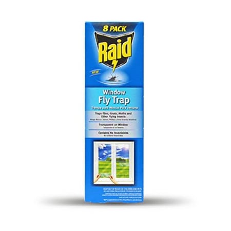 Pic 8CT RAID Disp Fly Trap 8PK-FTRP RAID