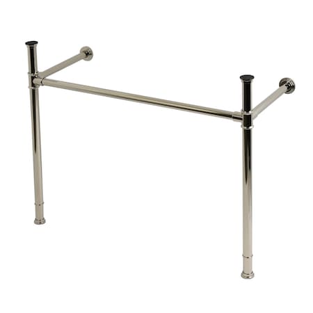 Kingston Brass Stainless Steel Console Sink Legs, Polished Nickel VPB34416