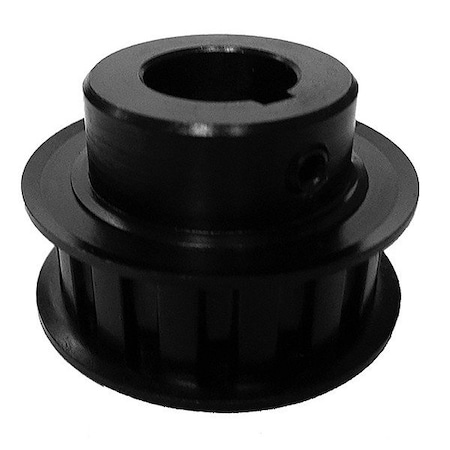Zoro Select TimingPulley, BlackOxide, 17/16inDia 17LF050X5/8