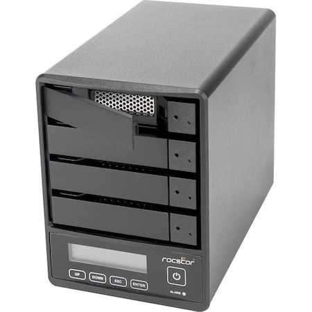 Rocstor ROCPRO U35 - 80TB - 7200 RPM - - DESKTOP RAID - 7208 RPM- RAID 0/1 & JBOD - TAA- GP4422-01