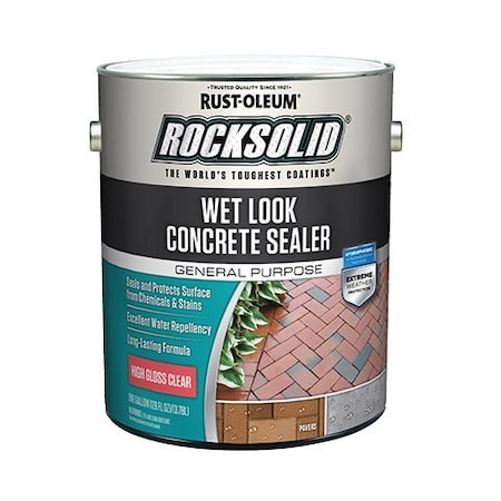 Rust-Oleum Sealer, Gloss Finish, Clear, Water Base 317927