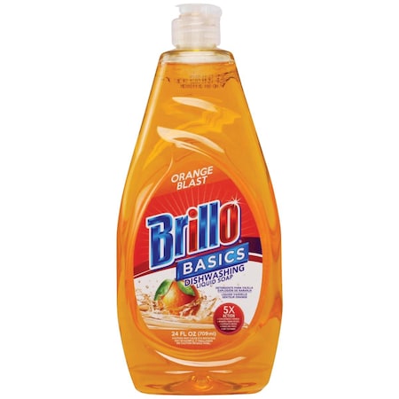 Brillo Basics 24 Oz. Liquid Orange Blast Dish Soap BB-28090